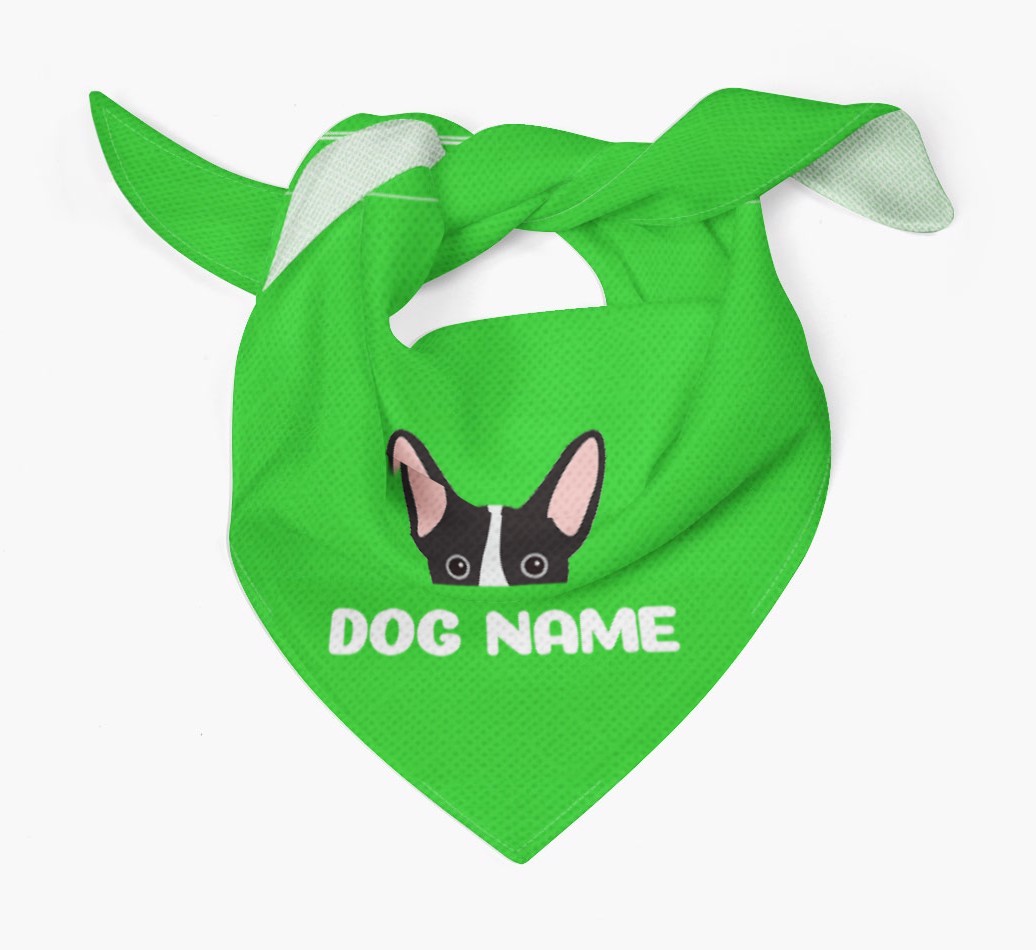 'Peeking Name' - Personalised {breedFullName} Bandana