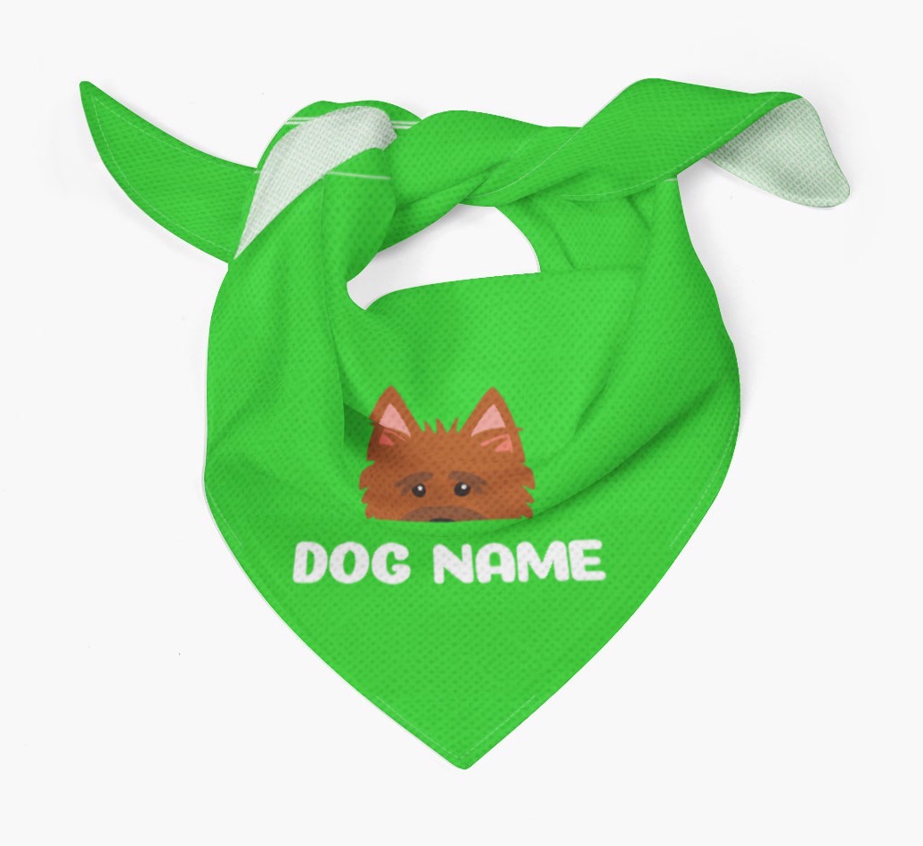 'Peeking Name' - Personalised {breedFullName} Bandana