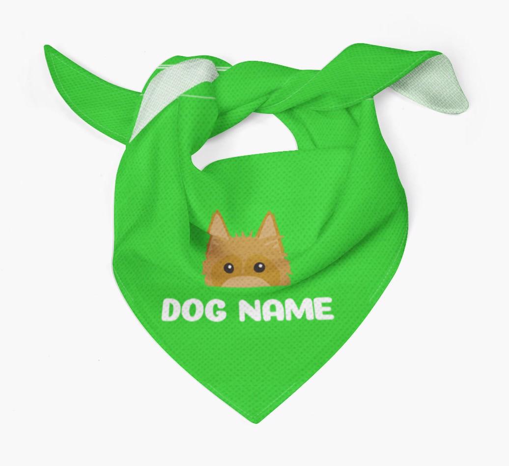 'Peeking Name' - Personalized {breedFullName} Bandana