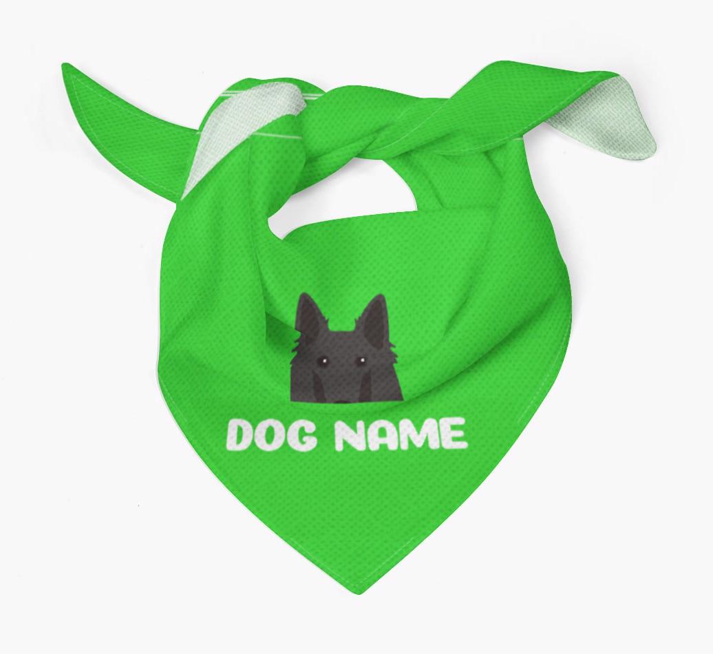 'Peeking Name' - Personalized {breedFullName} Bandana