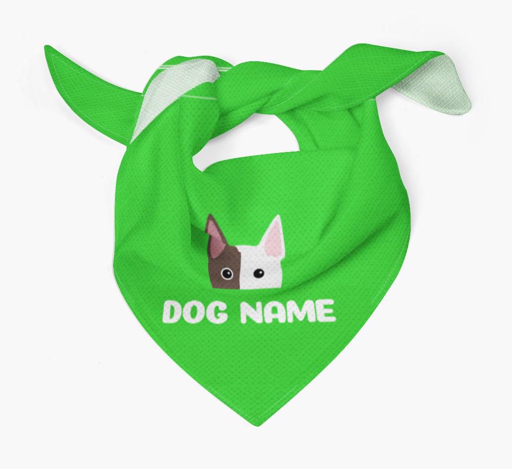 'Peeking Name' - Personalized {breedFullName} Bandana