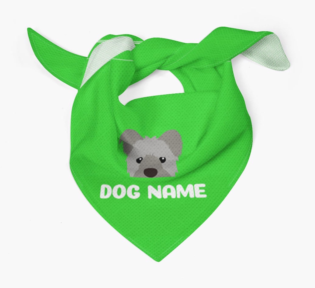 'Peeking Name' - Personalized {breedFullName} Bandana
