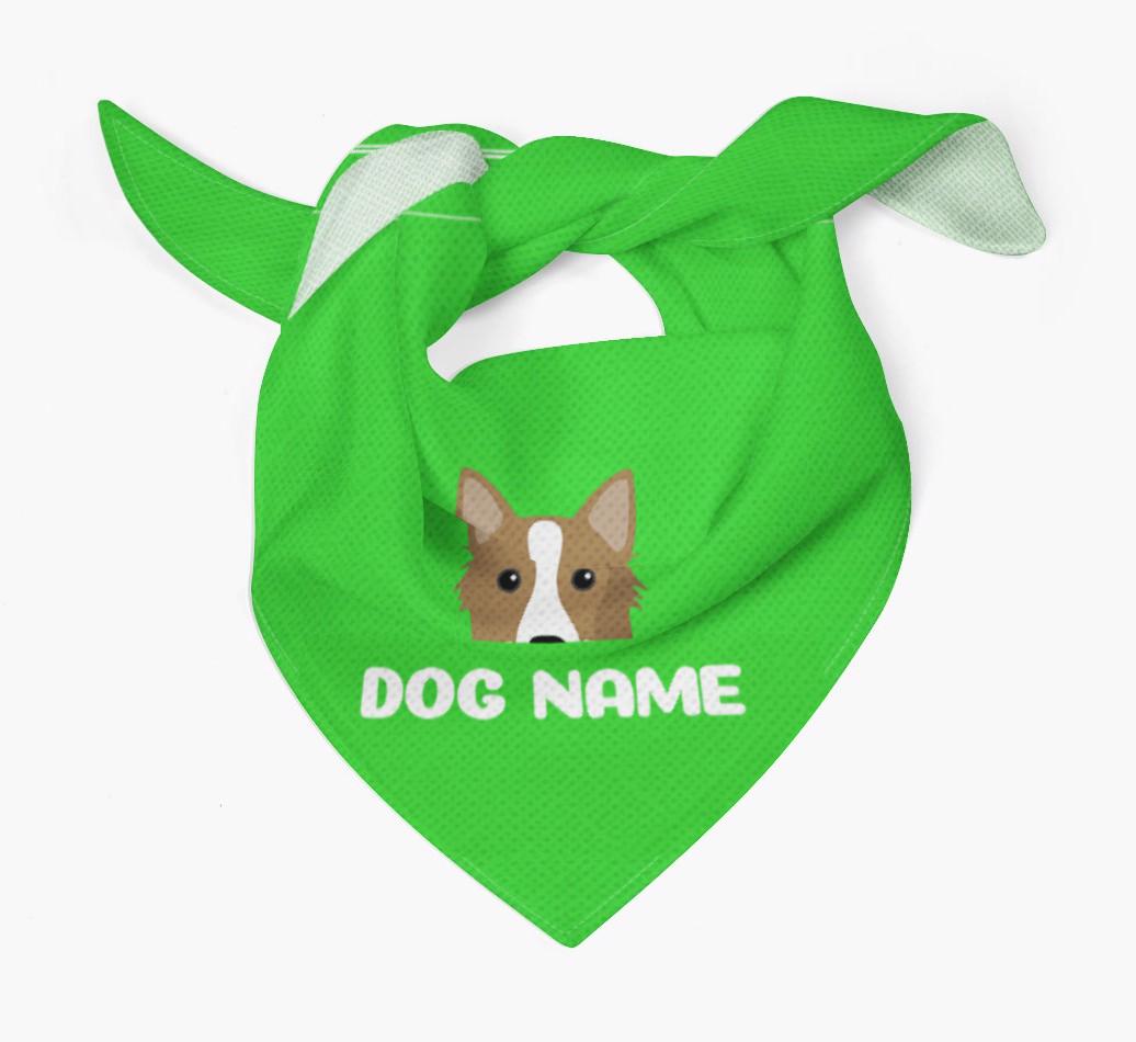 'Peeking Name' - Personalized {breedFullName} Bandana