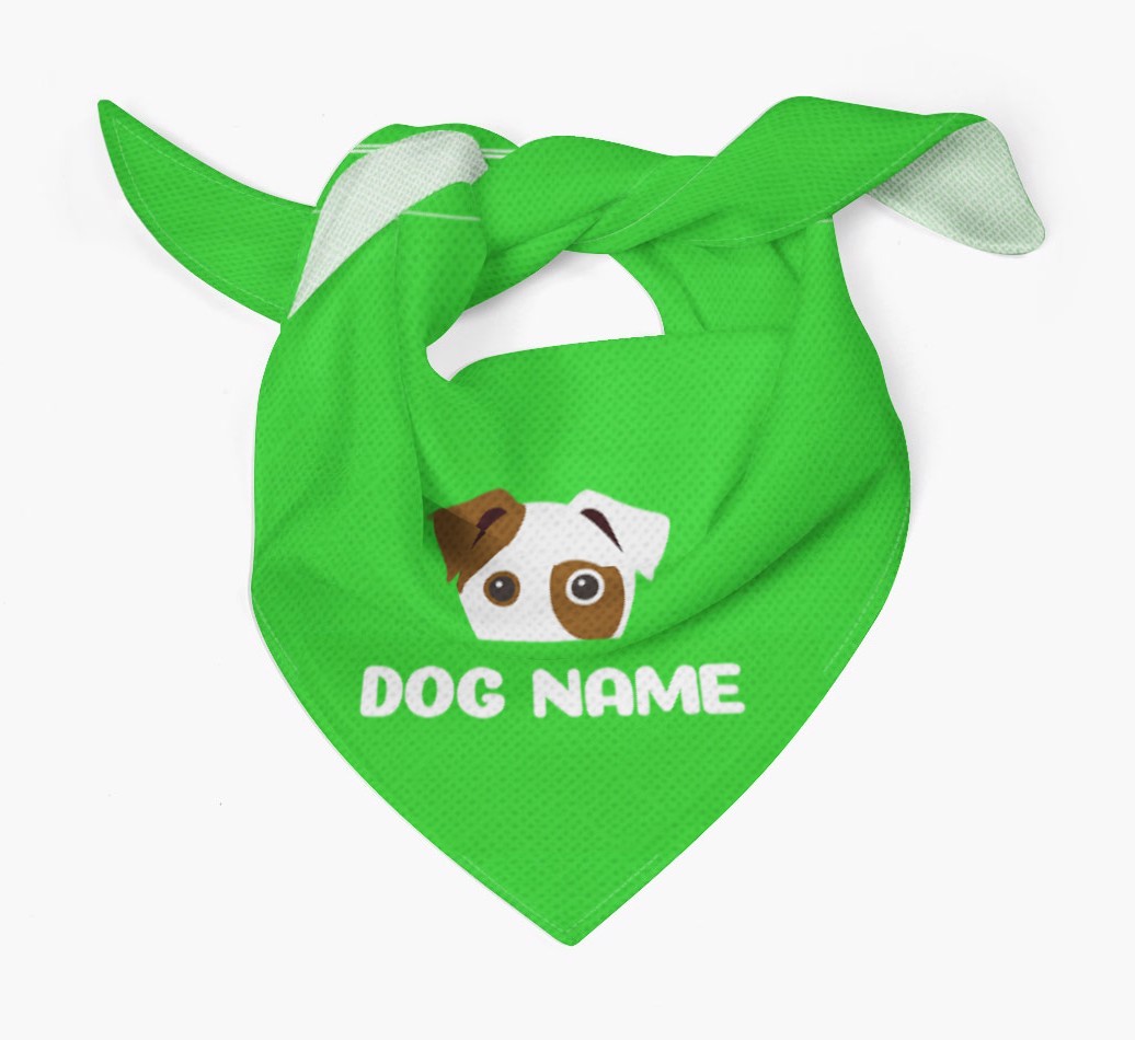 'Peeking Name' - Personalized {breedFullName} Bandana