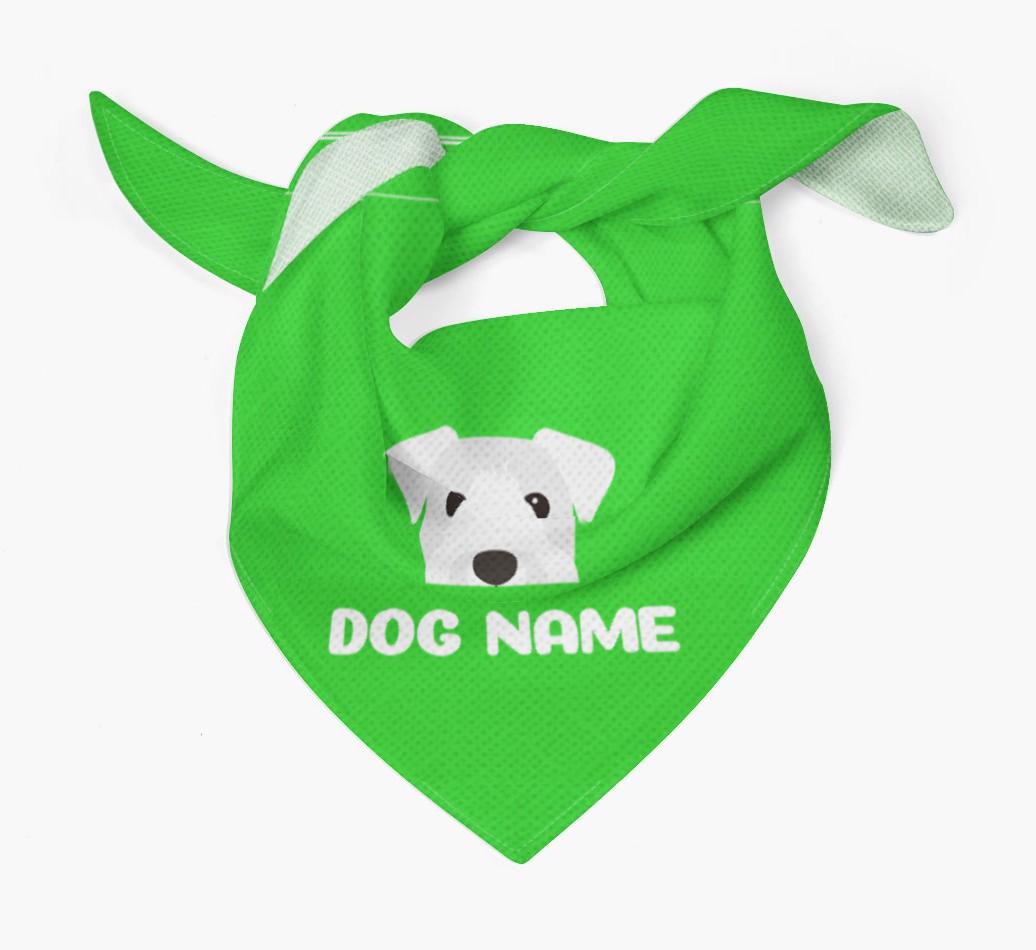 'Peeking Name' - Personalized {breedFullName} Bandana