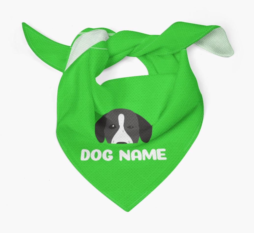 'Peeking Name' - Personalized {breedFullName} Bandana
