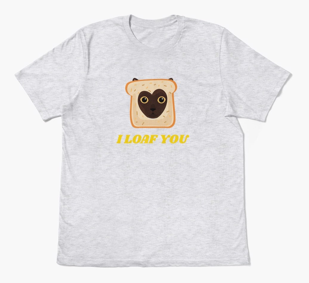 'Loaf You' - Personalised {breedCommonName} T-Shirt