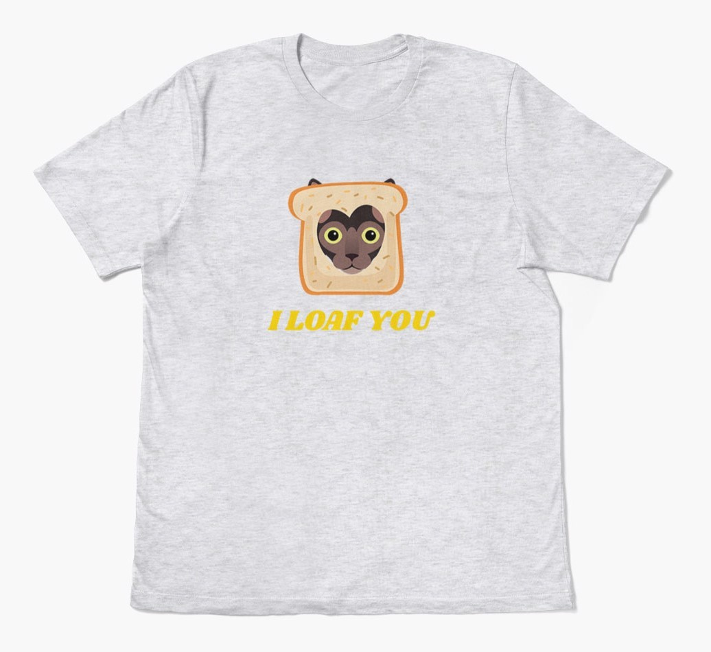 'Loaf You' - Personalised {breedCommonName} T-Shirt