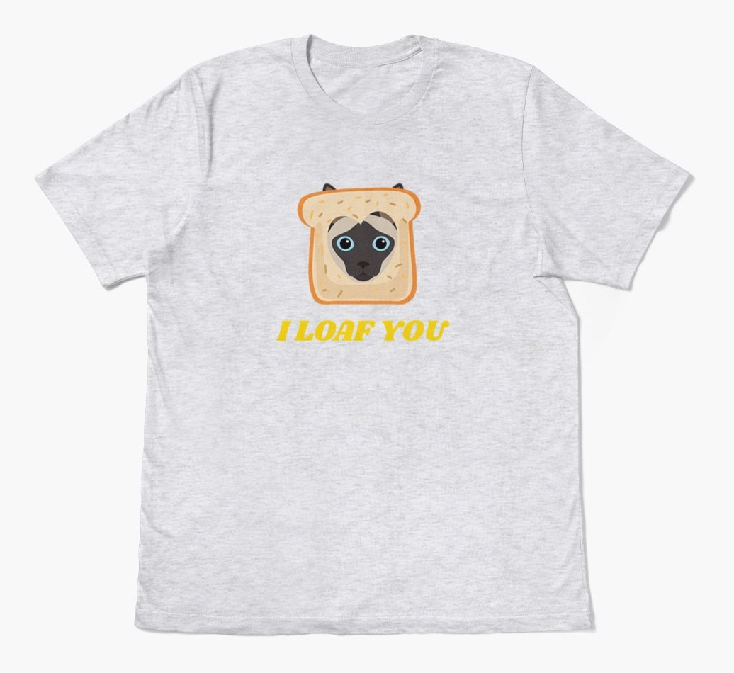 'Loaf You' - Personalised {breedCommonName} T-Shirt