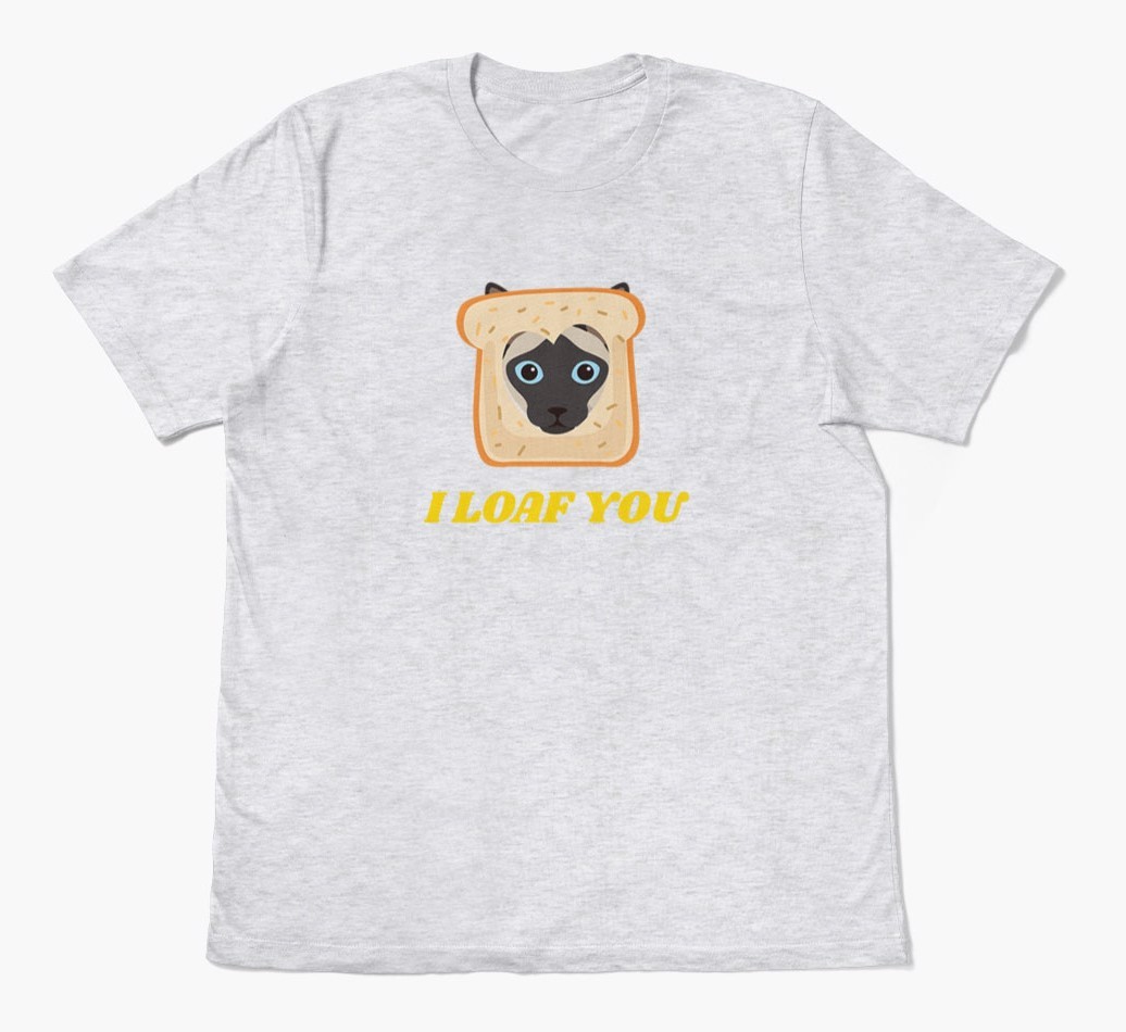 'Loaf You' - Personalised {breedCommonName} T-Shirt