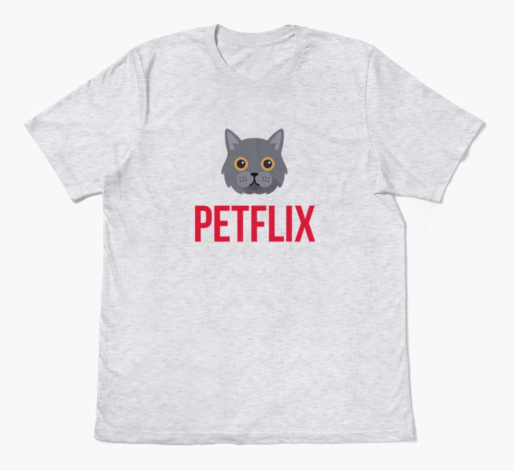 'Petflix' - Personalised {breedCommonName} T-Shirt