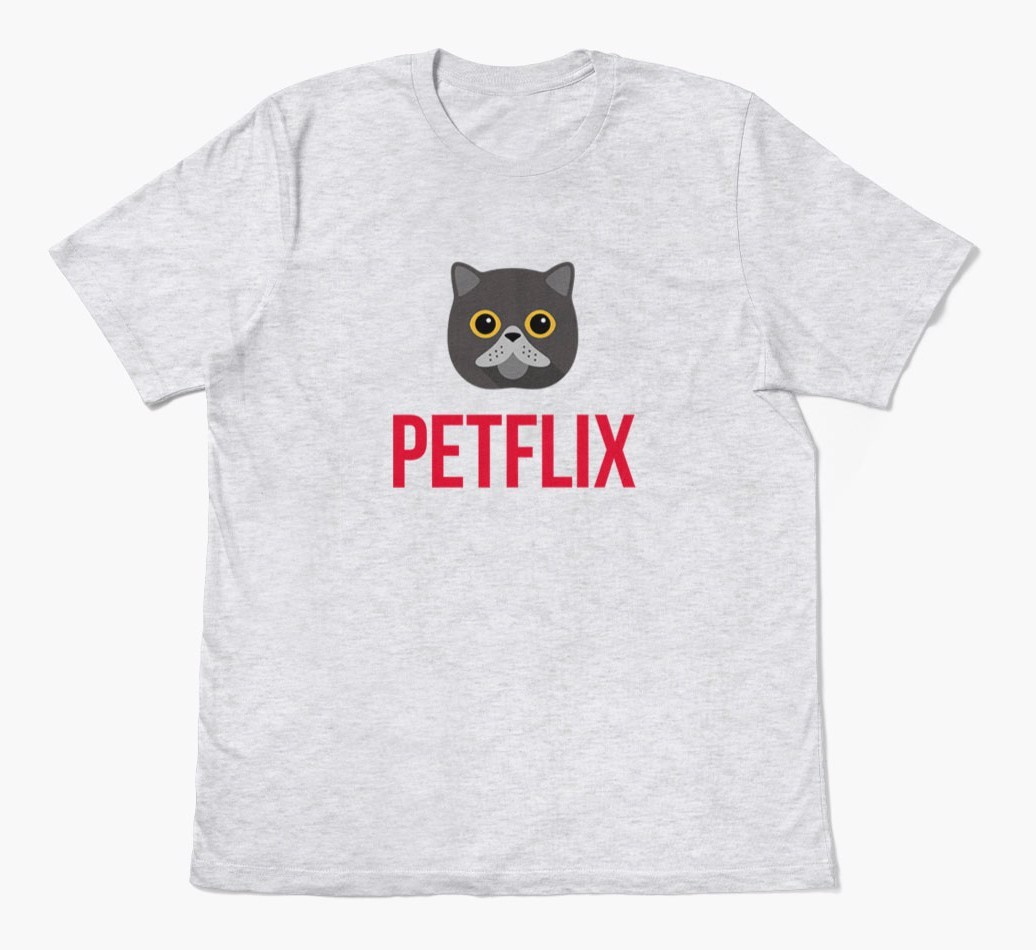 'Petflix' - Personalized {breedCommonName} T-Shirt