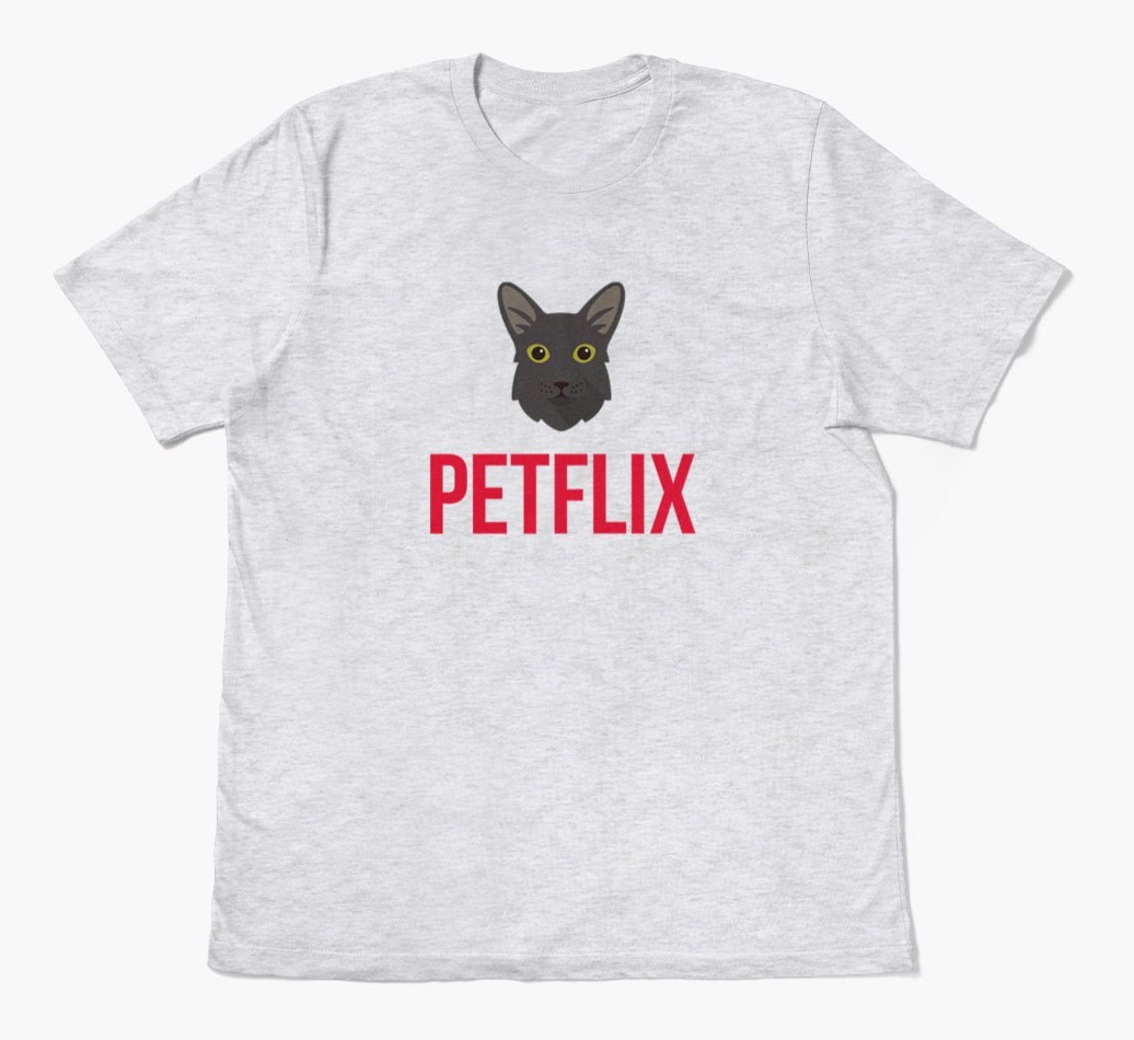 'Petflix' - Personalised {breedCommonName} T-Shirt