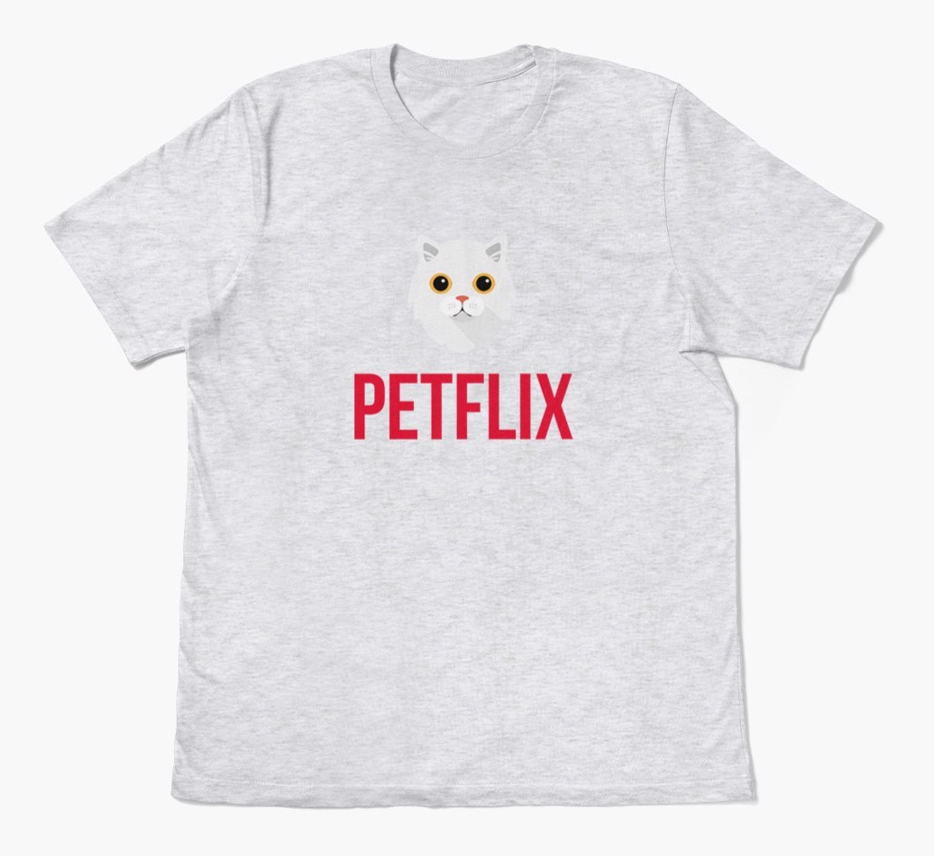 'Petflix' - Personalised {breedCommonName} T-Shirt