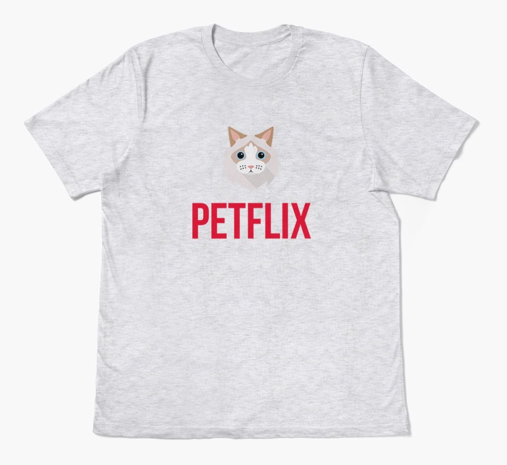 'Petflix' - Personalised {breedCommonName} T-Shirt