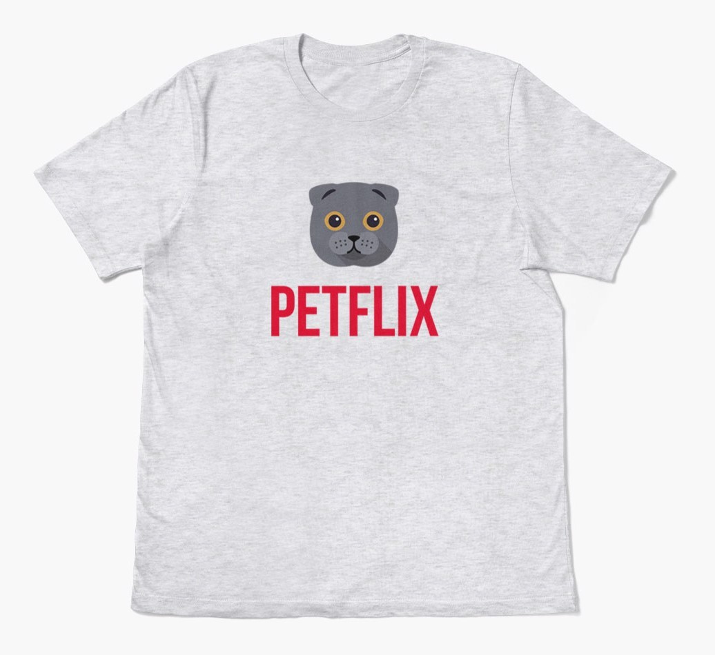 'Petflix' - Personalised {breedCommonName} T-Shirt