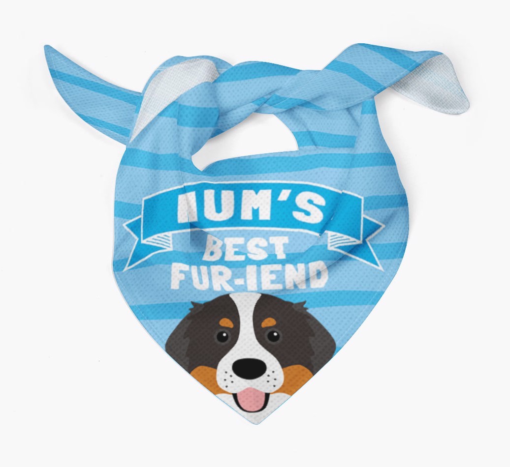 'Mum's Best Fur-iend' - Personalised {breedFullName} Bandana