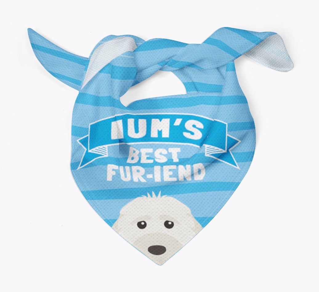'Mum's Best Fur-iend' - Personalised {breedFullName} Bandana