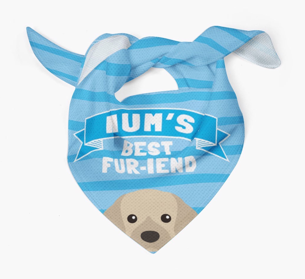 'Mum's Best Fur-iend' - Personalised {breedFullName} Bandana