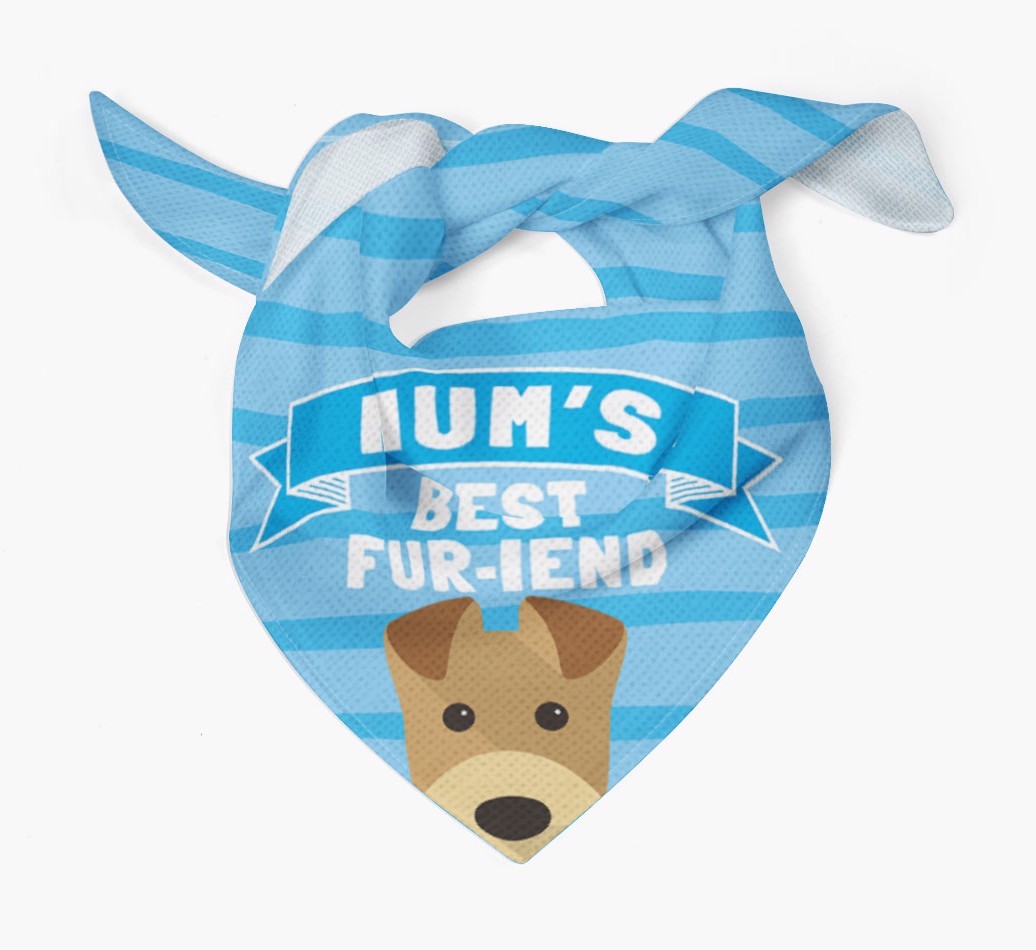 'Mum's Best Fur-iend' - Personalised {breedFullName} Bandana