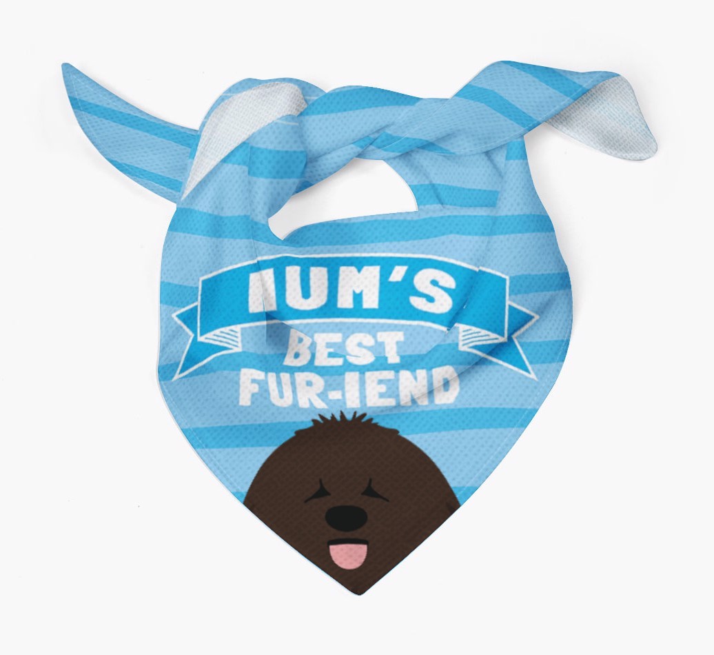 'Mum's Best Fur-iend' - Personalised {breedFullName} Bandana