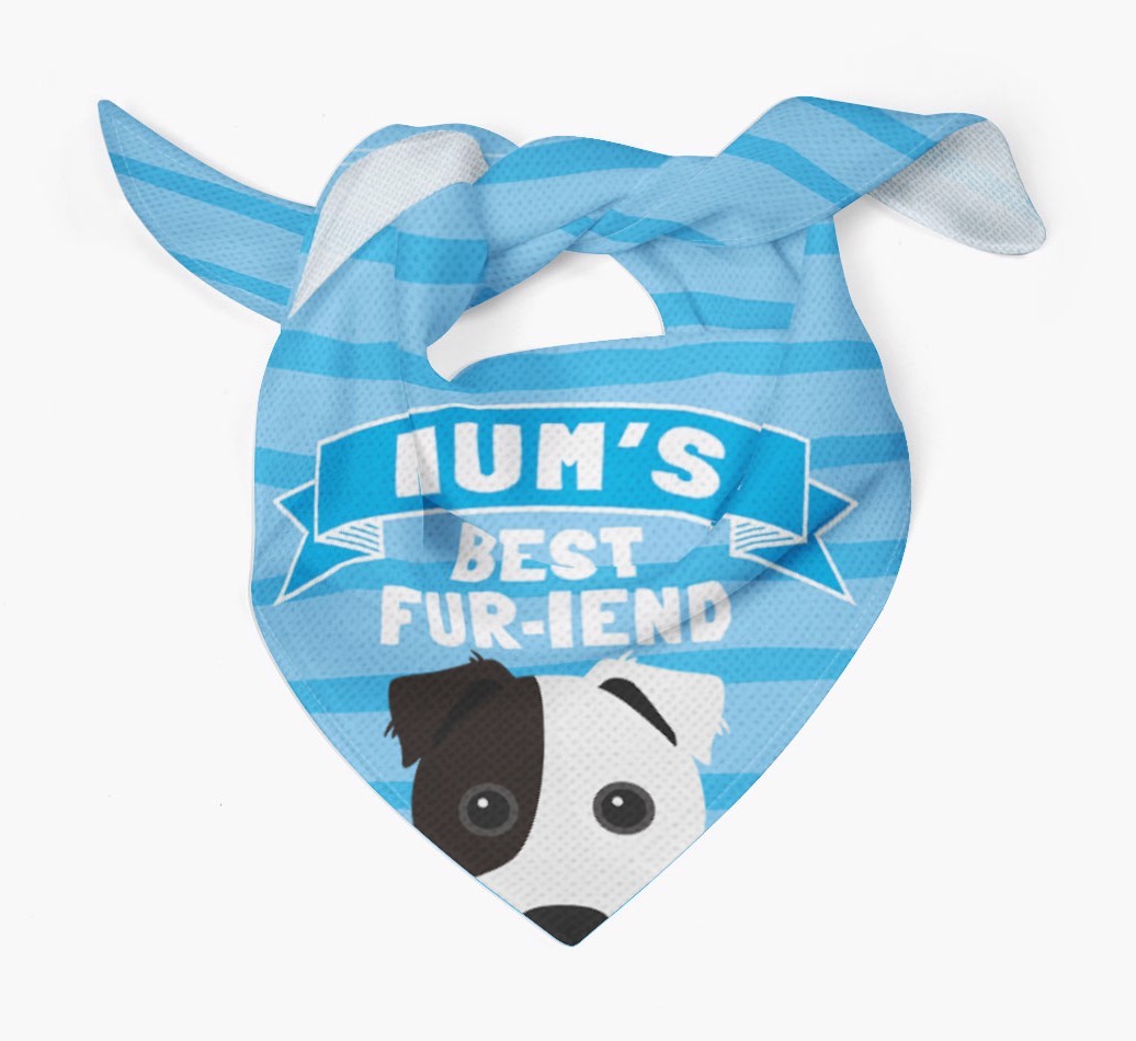 'Mum's Best Fur-iend' - Personalised {breedFullName} Bandana