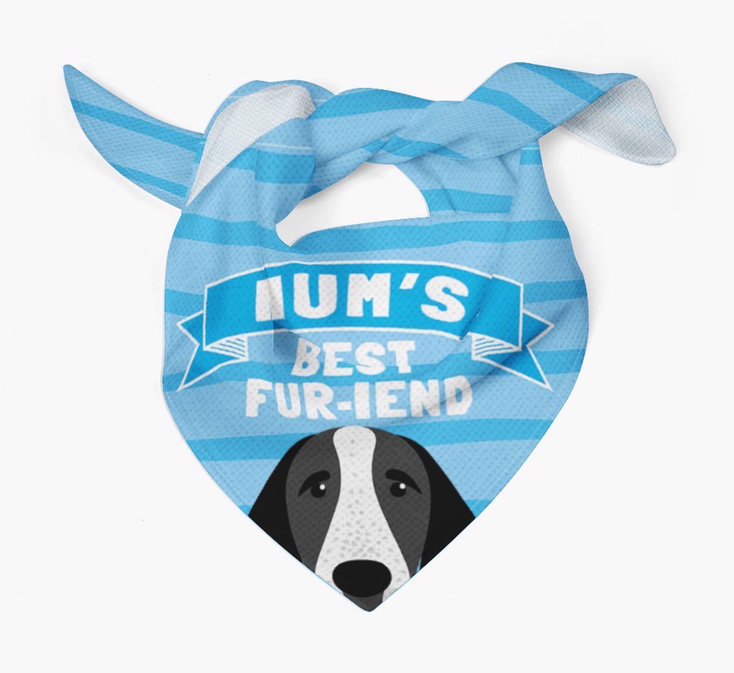 'Mum's Best Fur-iend' - Personalised {breedFullName} Bandana