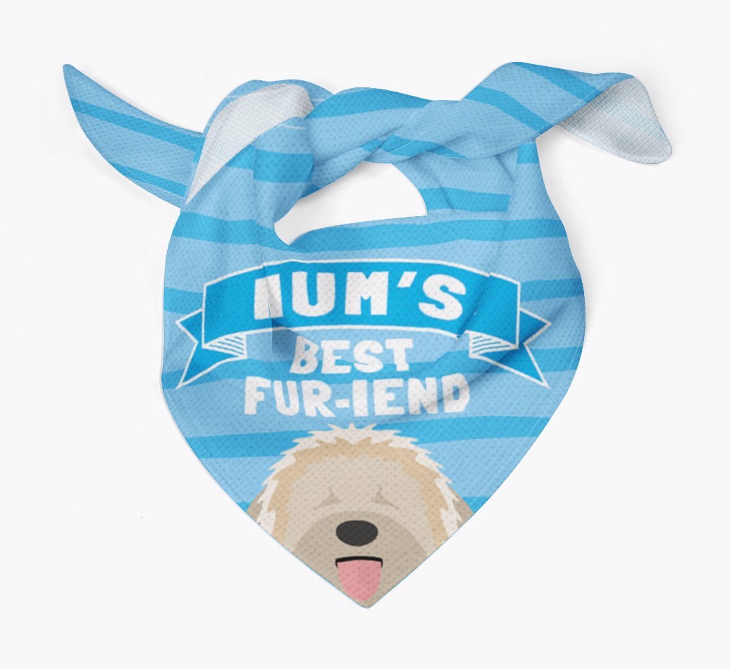 'Mum's Best Fur-iend' - Personalised {breedFullName} Bandana