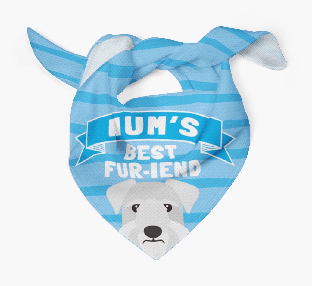 'Mum's Best Fur-iend' - Personalised {breedFullName} Bandana