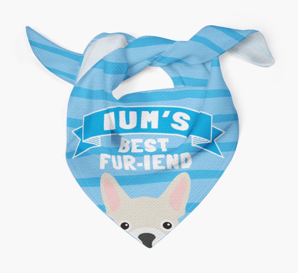 'Mum's Best Fur-iend' - Personalised {breedFullName} Bandana