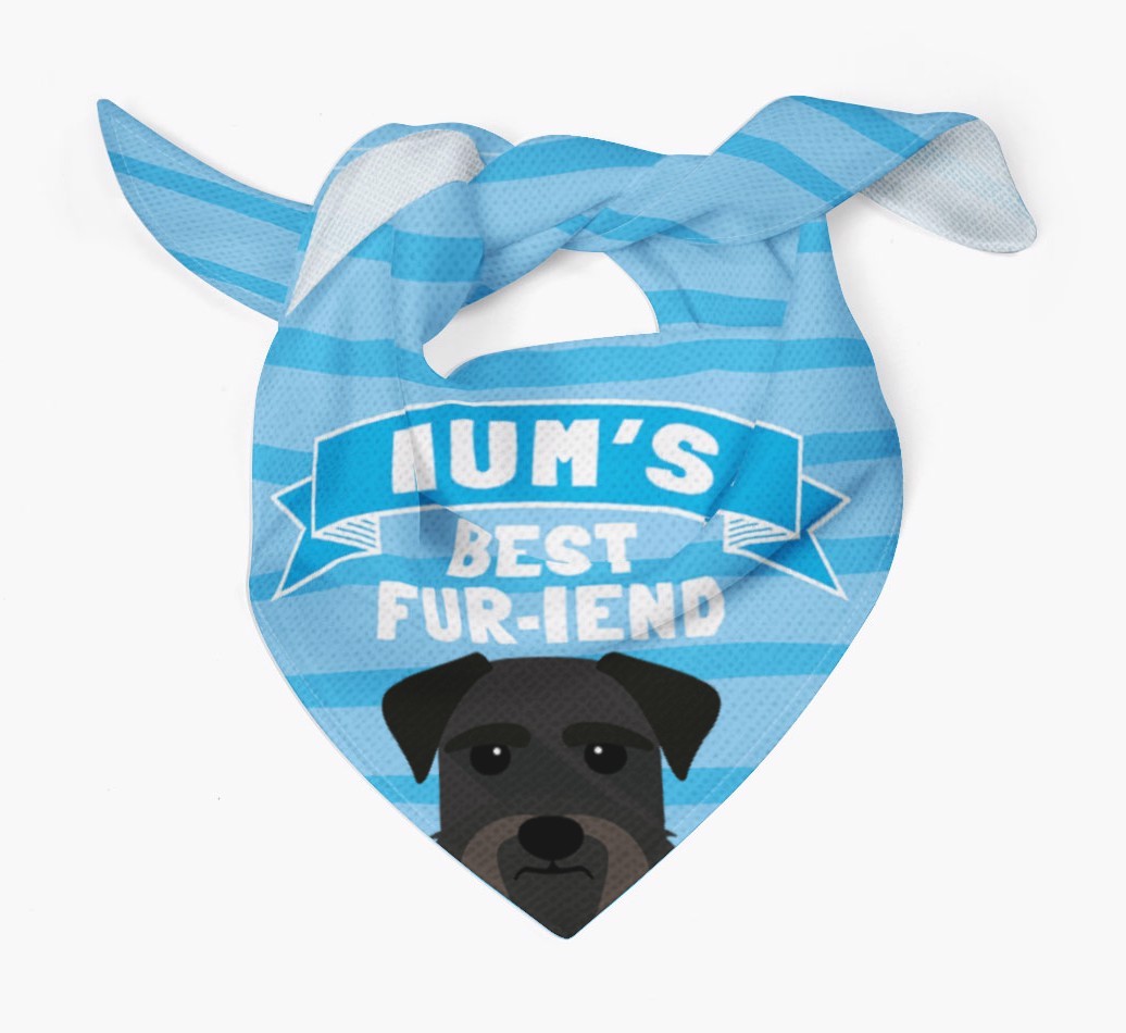 'Mum's Best Fur-iend' - Personalised {breedFullName} Bandana