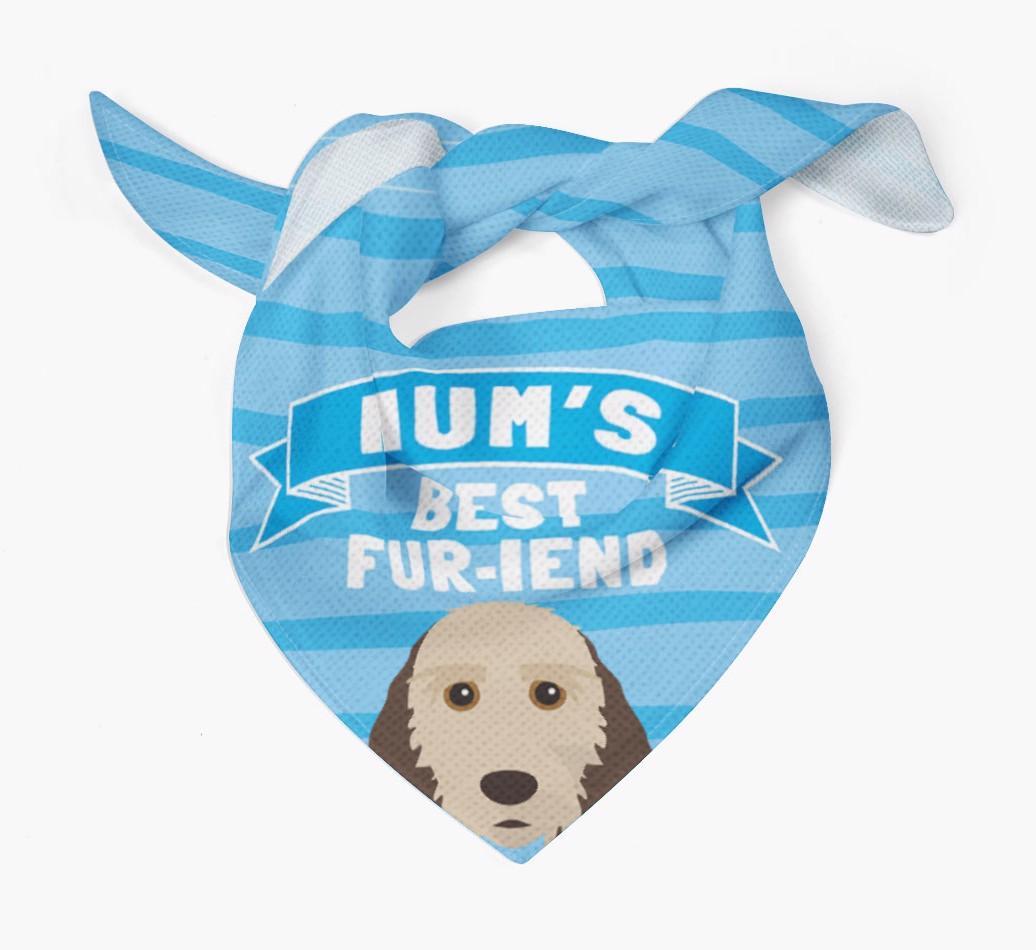 'Mum's Best Fur-iend' - Personalised {breedFullName} Bandana