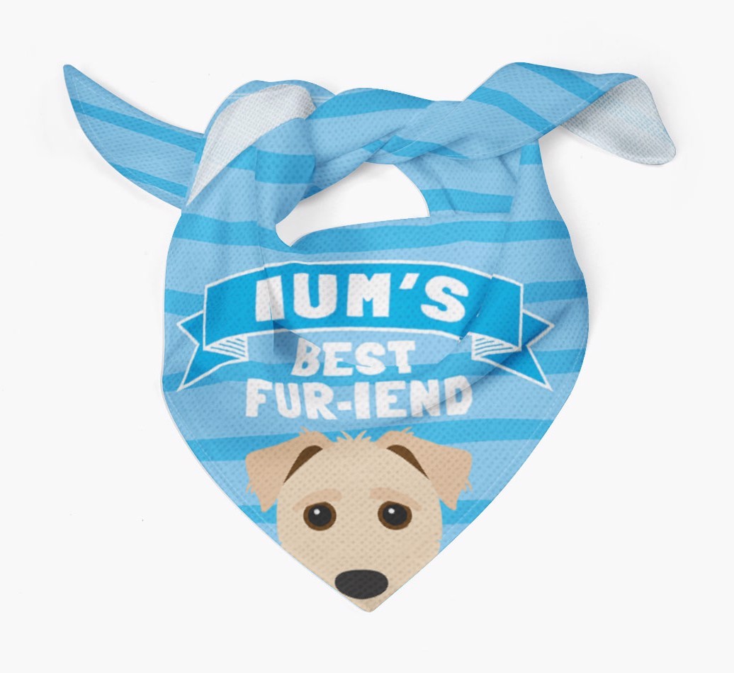 'Mum's Best Fur-iend' - Personalised {breedFullName} Bandana