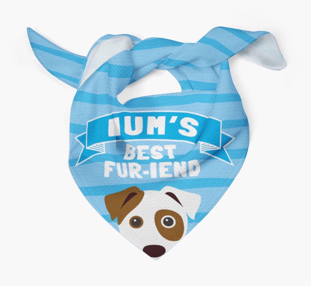 'Mum's Best Fur-iend' - Personalised {breedFullName} Bandana