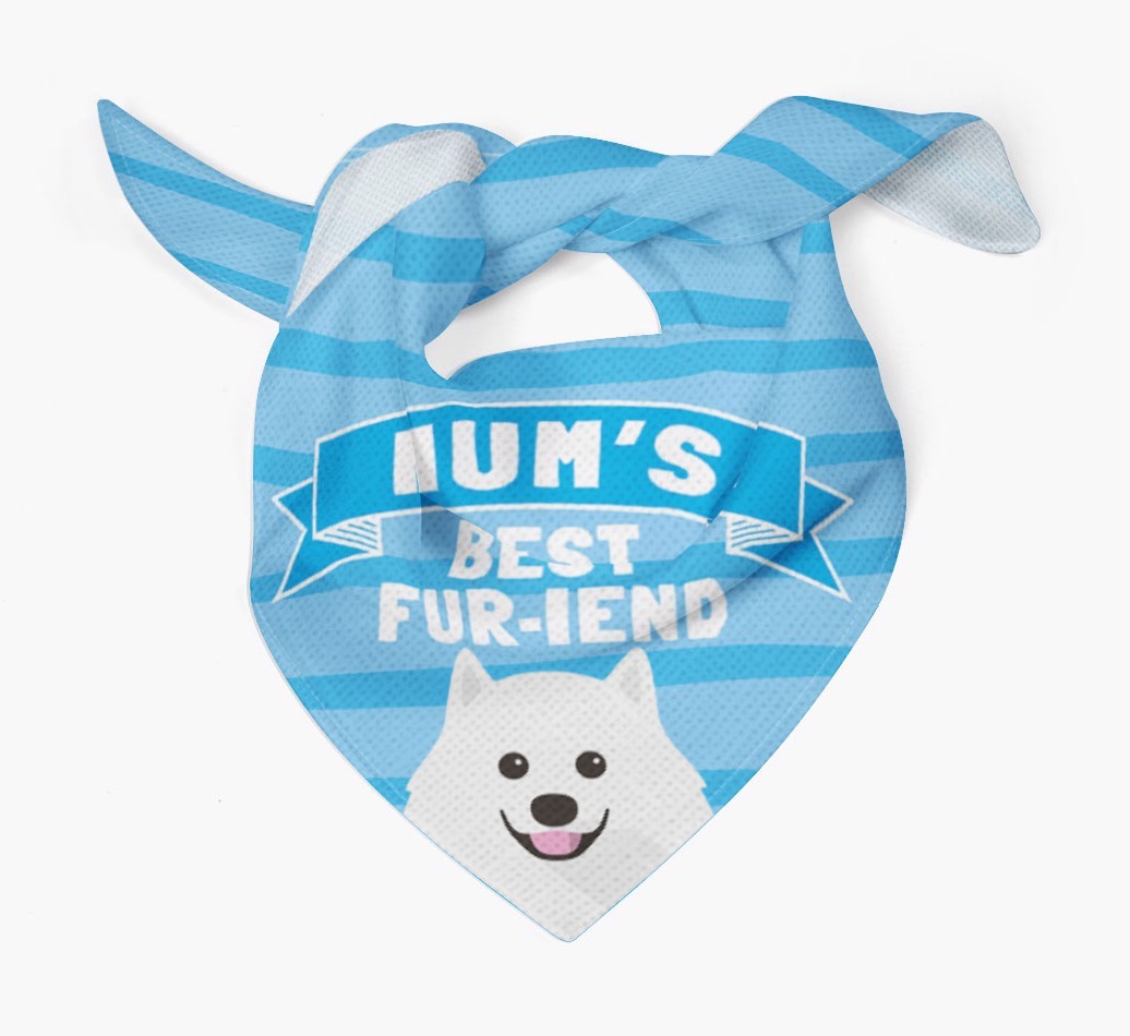 'Mum's Best Fur-iend' - Personalised {breedFullName} Bandana