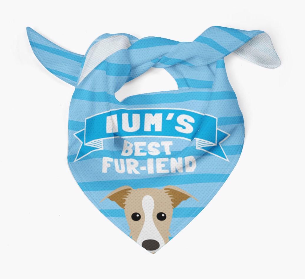 'Mum's Best Fur-iend' - Personalised {breedFullName} Bandana