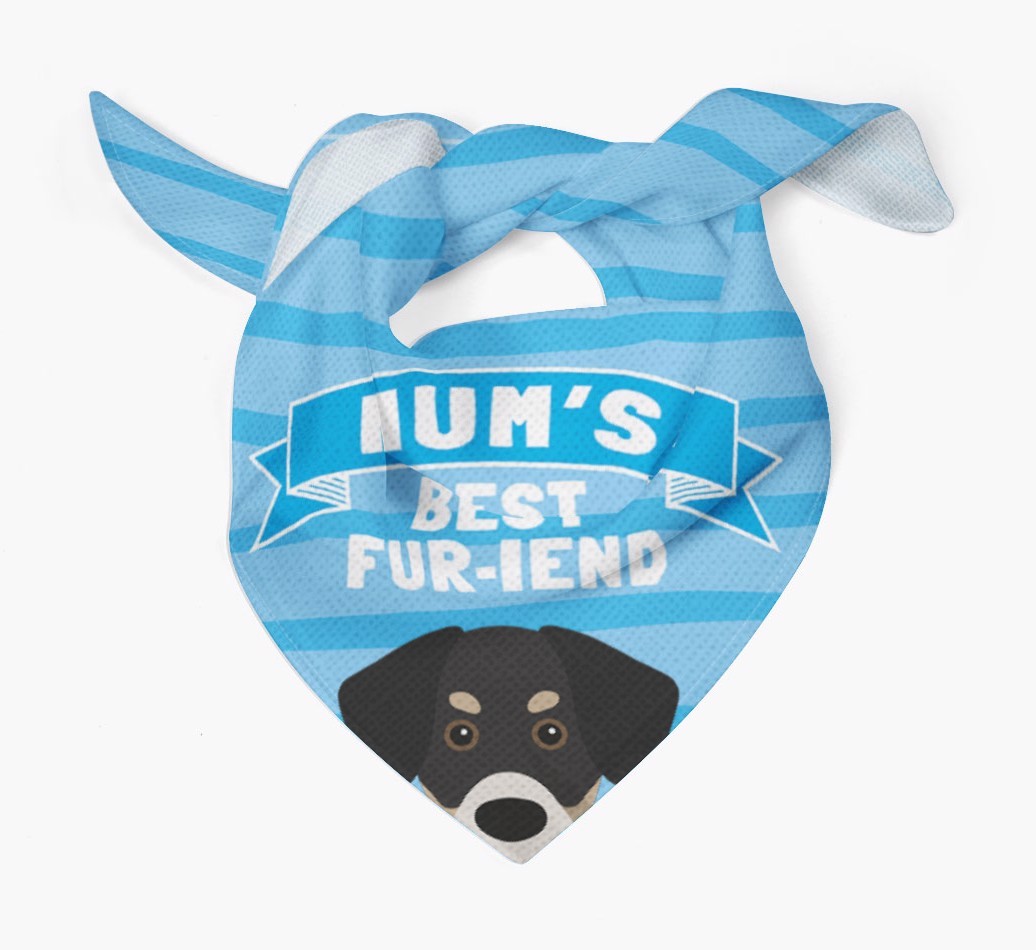 'Mum's Best Fur-iend' - Personalised {breedFullName} Bandana