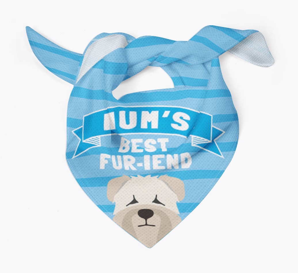 'Mum's Best Fur-iend' - Personalised {breedFullName} Bandana