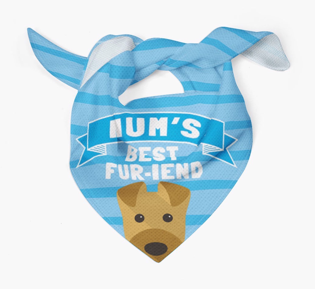 'Mum's Best Fur-iend' - Personalised {breedFullName} Bandana