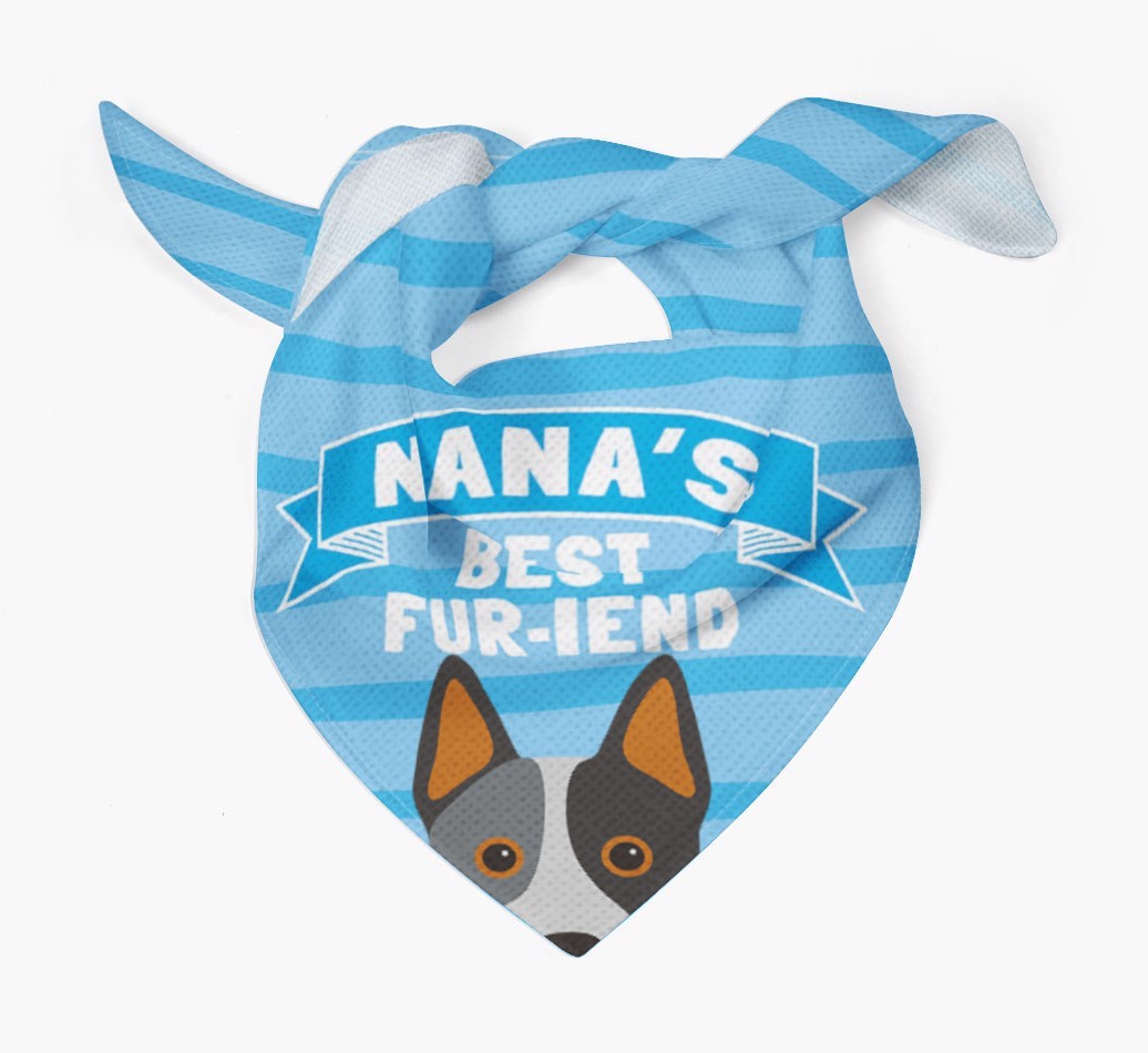 'Nana's Best Fur-iend' - Personalized {breedFullName} Bandana