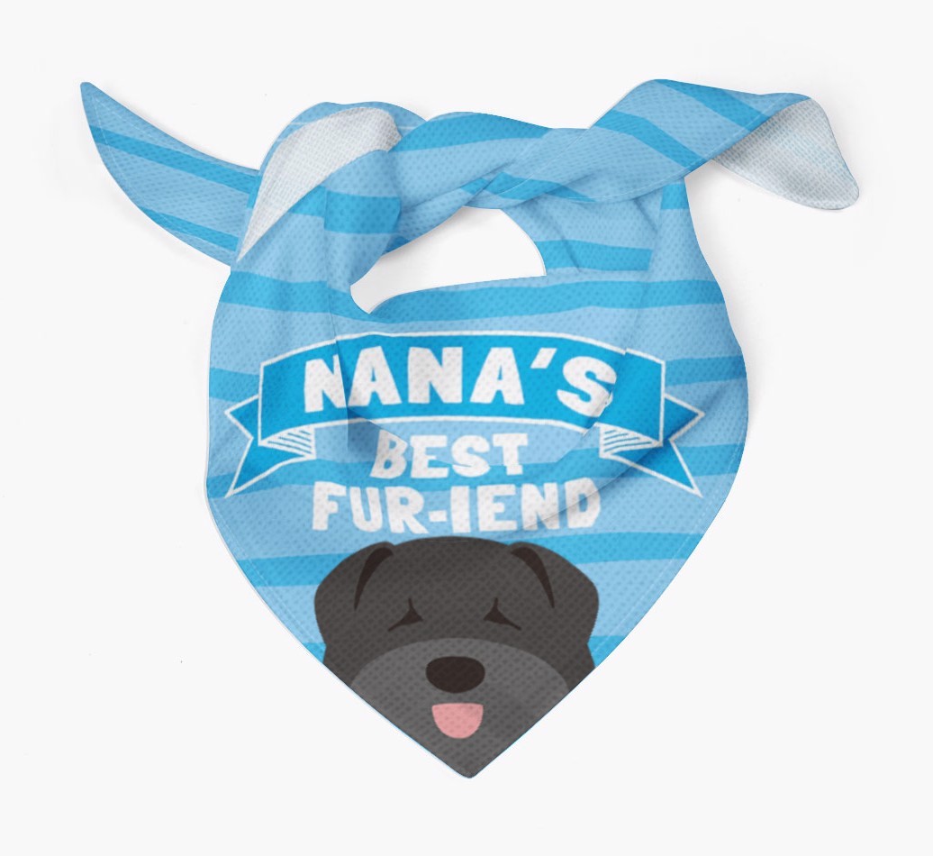 'Nana's Best Fur-iend' - Personalized {breedFullName} Bandana