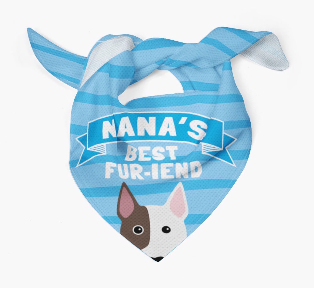 'Nana's Best Fur-iend' - Personalised {breedFullName} Bandana