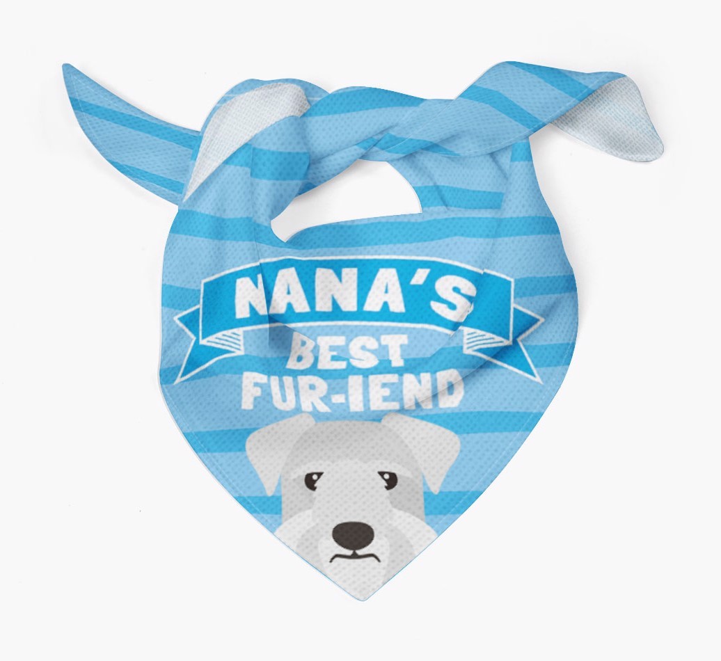 'Nana's Best Fur-iend' - Personalised {breedFullName} Bandana