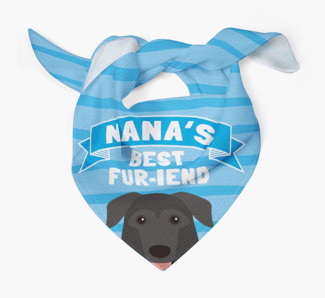 'Nana's Best Fur-iend' - Personalized {breedFullName} Bandana