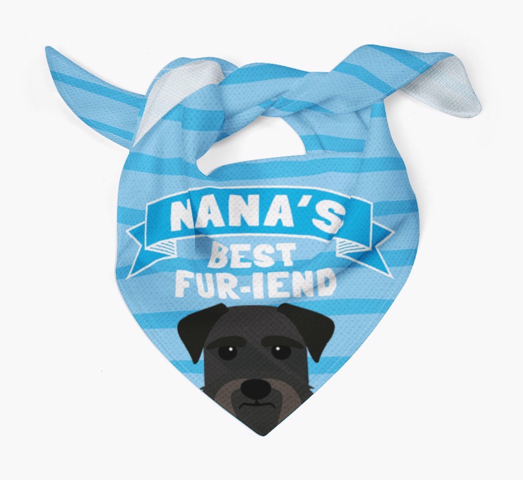 'Nana's Best Fur-iend' - Personalised {breedFullName} Bandana