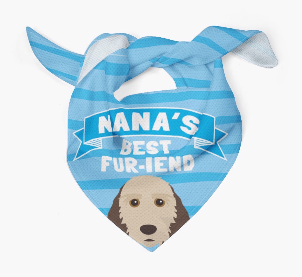 'Nana's Best Fur-iend' - Personalised {breedFullName} Bandana