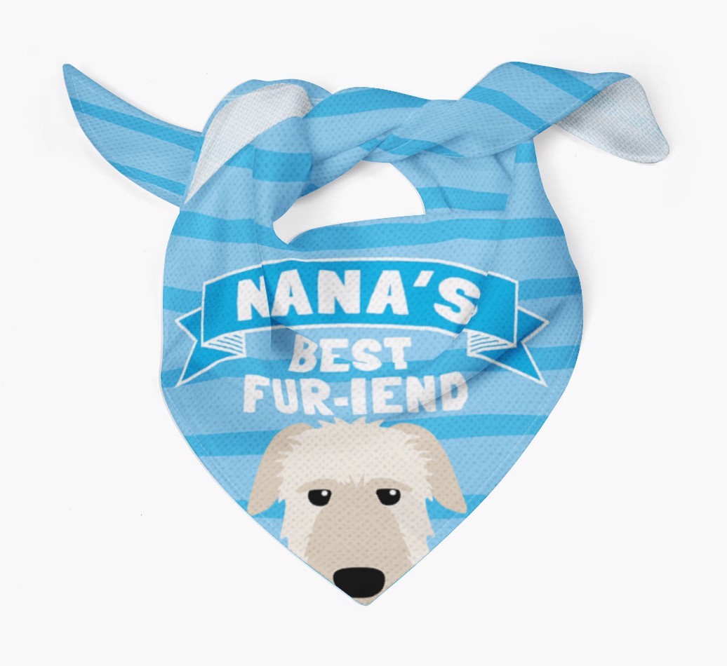 'Nana's Best Fur-iend' - Personalised {breedFullName} Bandana