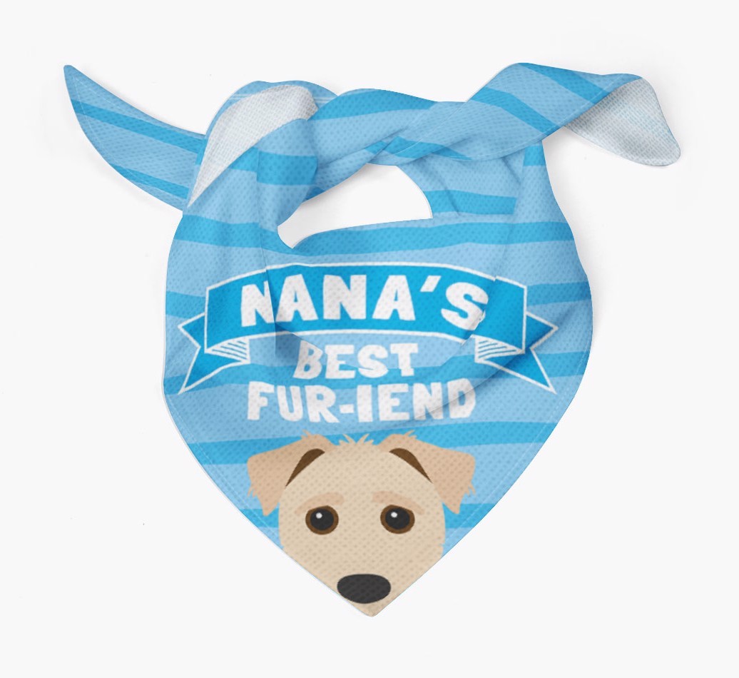 'Nana's Best Fur-iend' - Personalised {breedFullName} Bandana