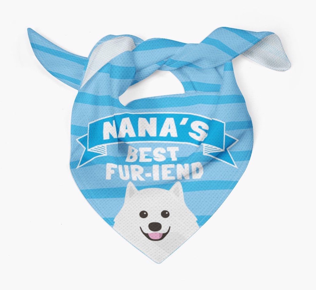 'Nana's Best Fur-iend' - Personalised {breedFullName} Bandana