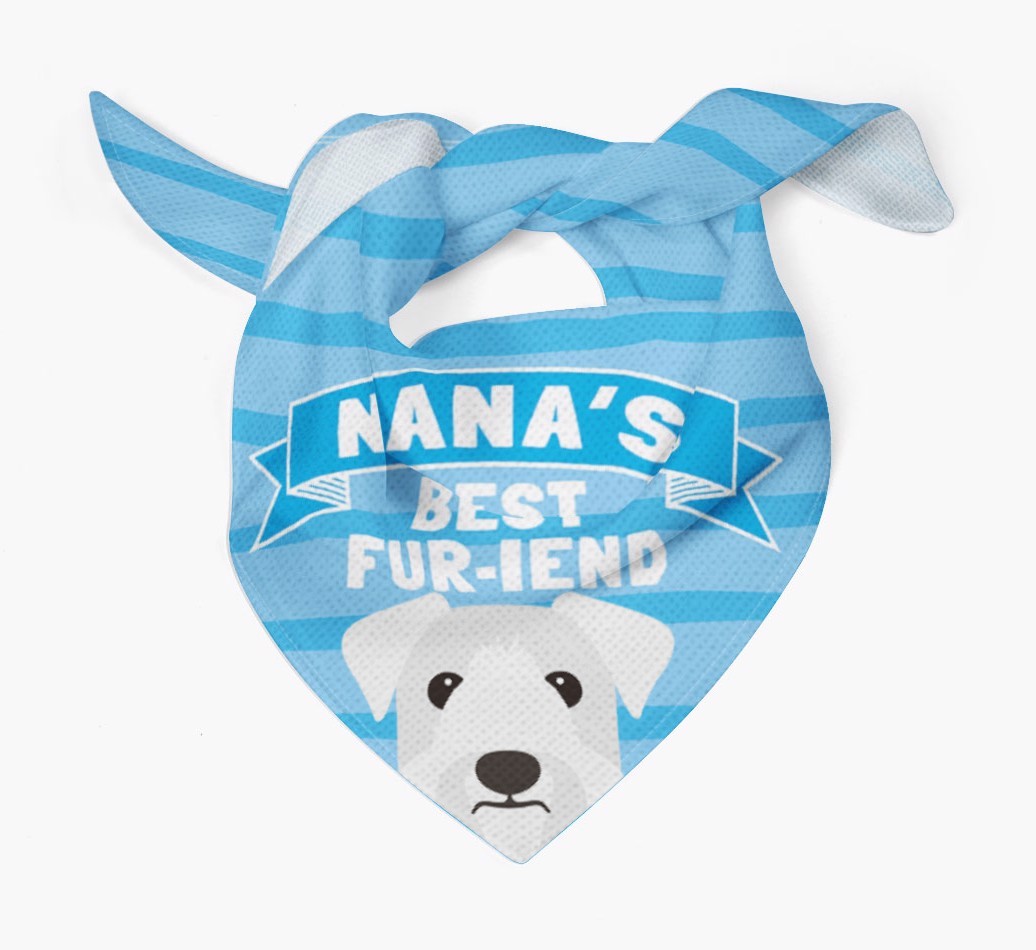 'Nana's Best Fur-iend' - Personalised {breedFullName} Bandana